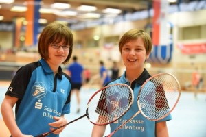 Erstmals bei U15 siegreich: Josefine Hof (rechts; links: Lena Sommavilla), Foto: Katharina Weber