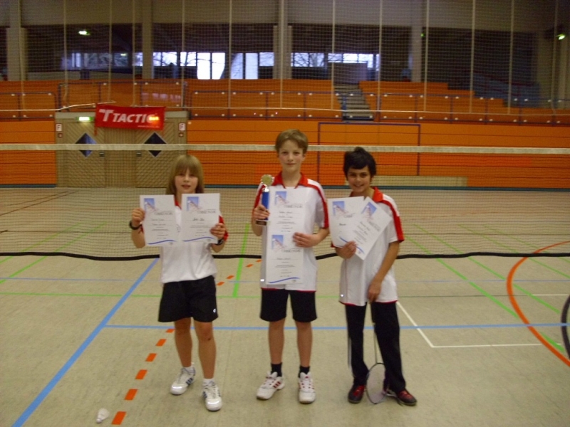 2011-03-12 Vereinsmeisterschaft 2011 - Siegerehrung Herreneinzel U18