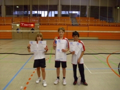 2011-03-12 Vereinsmeisterschaft 2011 - Siegerehrung Herreneinzel U18