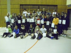 2011-10-30 Bezirksmeisterschaften U11 - U19 in Weilburg Podestplatzierte