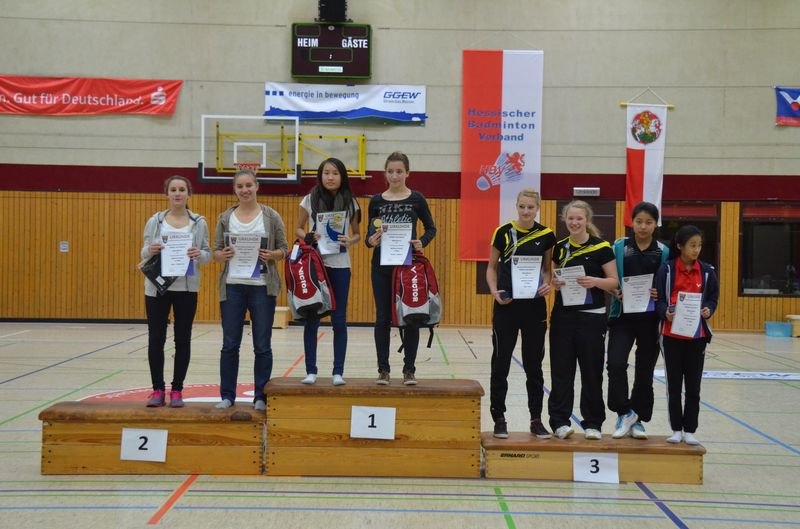 2012-11-18 Damendoppel U15 Siegerehrung