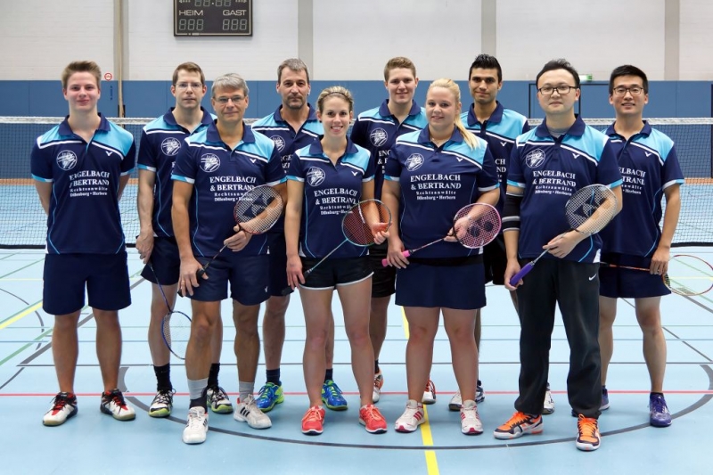 2016-11-27 TV 1843 Dillenburg BADMINTON 2. Mannschaft stehend