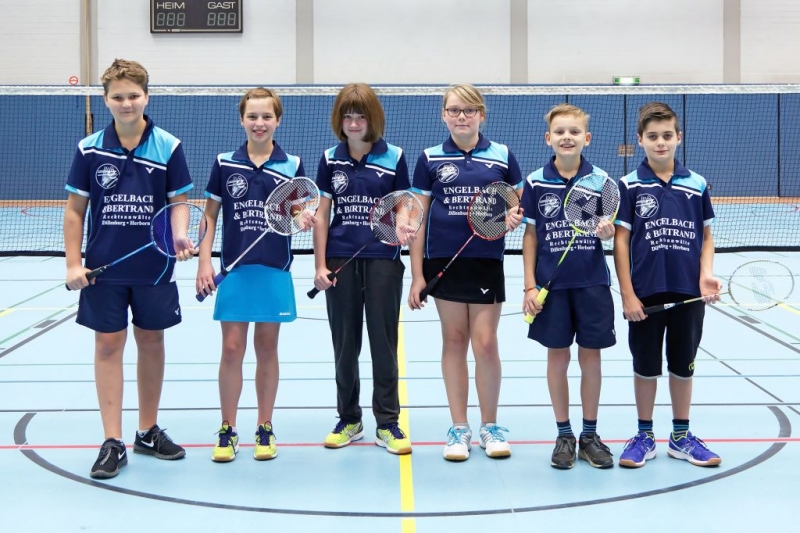 2016-11-27 TV 1843 Dillenburg BADMINTON U13-Mannschaft