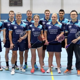 2016-11-27 TV 1843 Dillenburg BADMINTON 2. Mannschaft stehend