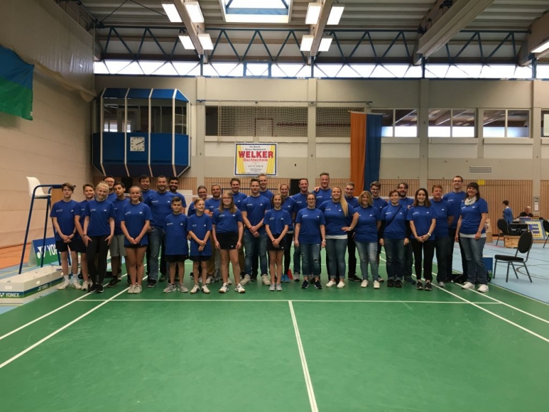 2017-09-10 Badminton-Länderspiel Dillenburg Helferteam