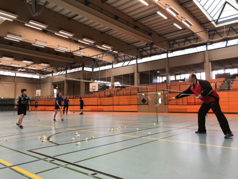 2018-04-12 Training donnerstags A-Trainer Roman Birkholz Dillenburg Ballmaschine