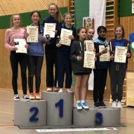 2018-01-14 Siegerehrung SWD-Meisterschaft MD U13 Josefine Hof
