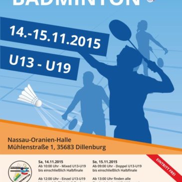 Hessische Meisterschaften U13 – U19 in Dillenburg