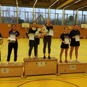 Lisa Löhr gewinnt Hessische Meisterschaft U22 im Damendoppel