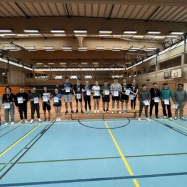 Hessische Mannschafts-meisterschaften im Badminton in Dillenburg