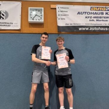 Zwei Turniersiege bei D-Rangliste